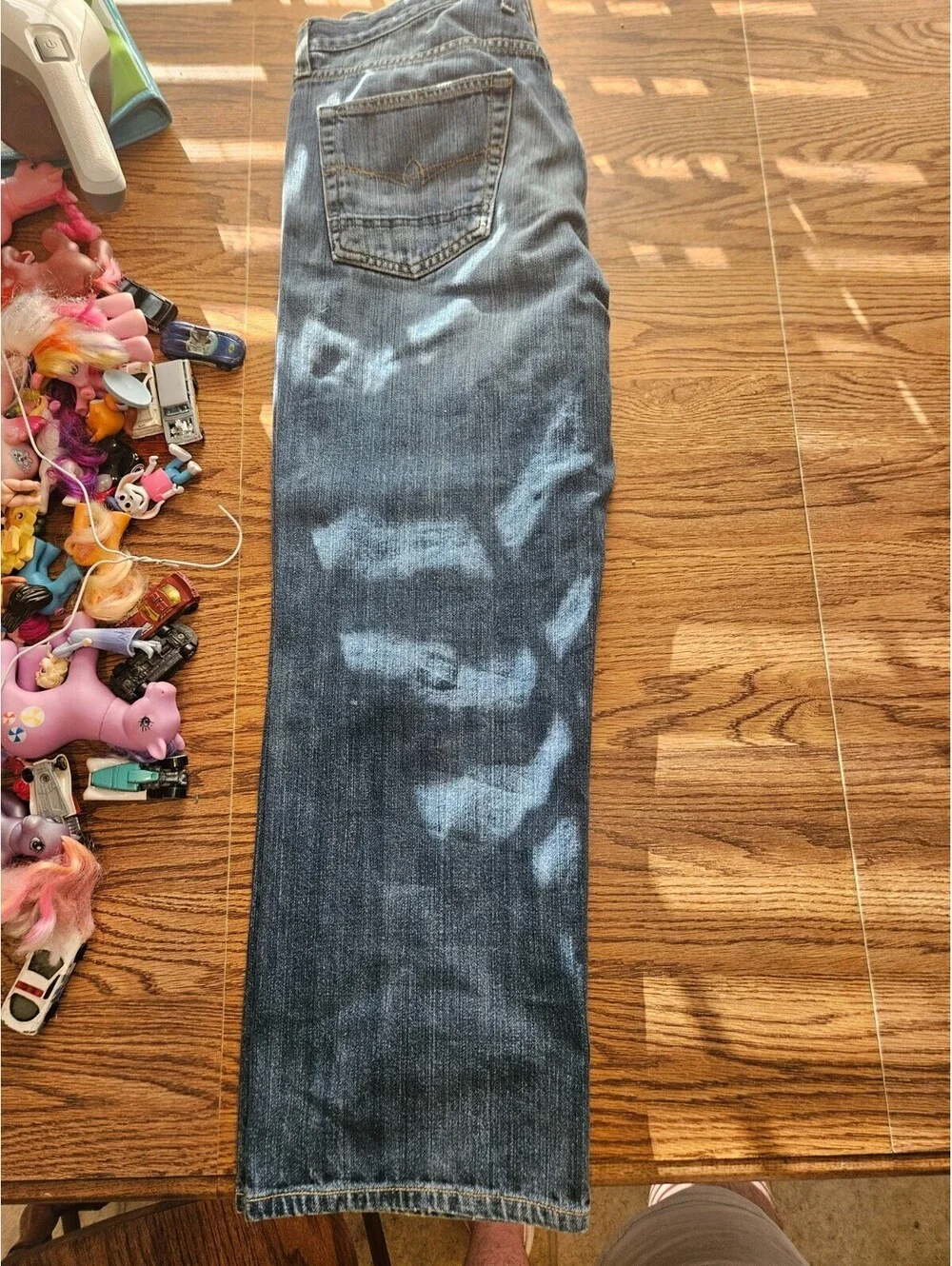 Men's Agave Relaxed Fit Blue Jeans 36x30